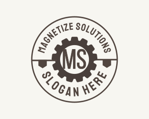 Industrial Mechanical Cog logo design