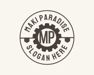 Industrial Mechanical Cog logo design