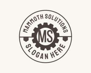 Industrial Mechanical Cog logo design