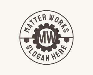 Industrial Mechanical Cog logo design