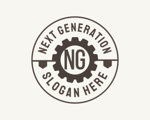 Industrial Mechanical Cog logo design