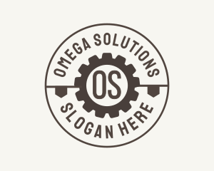 Industrial Mechanical Cog logo design