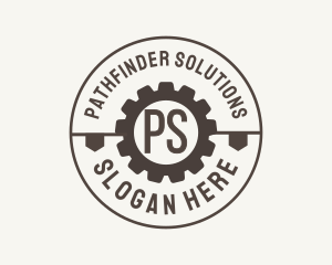 Industrial Mechanical Cog logo design