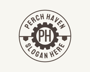 Industrial Mechanical Cog logo design