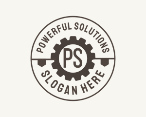 Industrial Mechanical Cog logo design