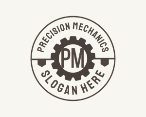 Industrial Mechanical Cog logo design