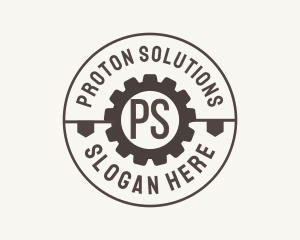 Industrial Mechanical Cog logo design