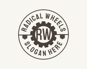 Industrial Mechanical Cog logo design