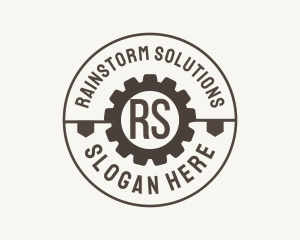 Industrial Mechanical Cog logo design