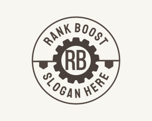 Industrial Mechanical Cog logo design