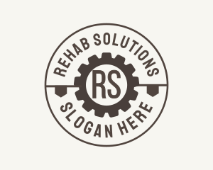 Industrial Mechanical Cog logo design