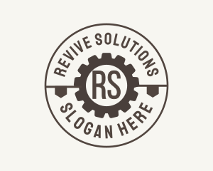 Industrial Mechanical Cog logo design