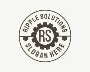 Industrial Mechanical Cog logo design