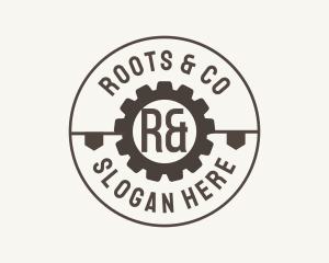 Industrial Mechanical Cog logo design