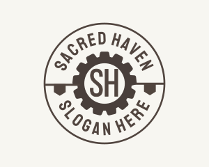 Industrial Mechanical Cog logo design