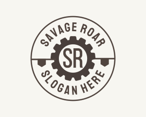 Industrial Mechanical Cog logo design