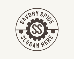 Industrial Mechanical Cog logo design