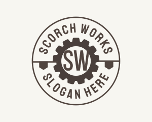 Industrial Mechanical Cog logo design