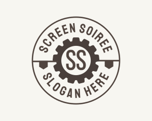 Industrial Mechanical Cog logo design