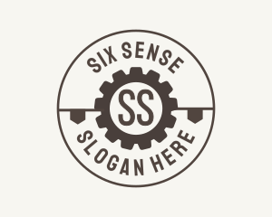 Industrial Mechanical Cog logo design