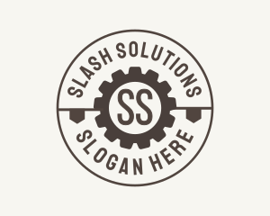 Industrial Mechanical Cog logo design