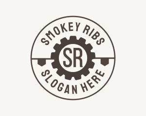 Industrial Mechanical Cog logo design