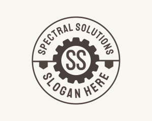 Industrial Mechanical Cog logo design