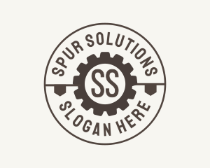 Industrial Mechanical Cog logo design