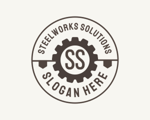 Industrial Mechanical Cog logo design