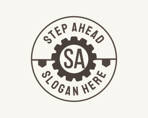 Industrial Mechanical Cog logo design