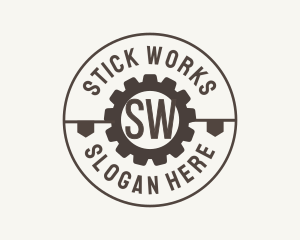 Industrial Mechanical Cog logo design