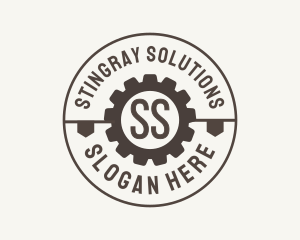 Industrial Mechanical Cog logo design