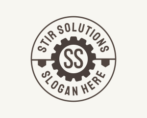 Industrial Mechanical Cog logo design