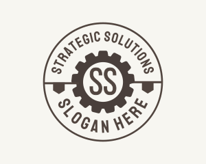 Industrial Mechanical Cog logo design