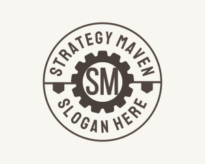 Industrial Mechanical Cog logo design