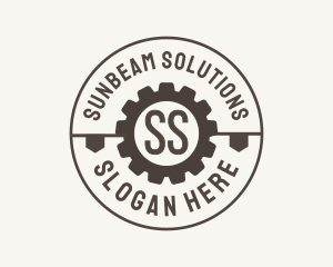 Industrial Mechanical Cog logo design