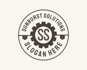 Industrial Mechanical Cog logo design