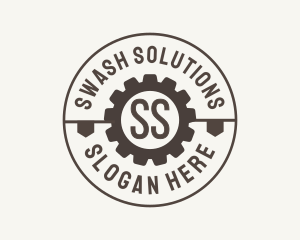 Industrial Mechanical Cog logo design