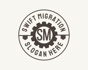 Industrial Mechanical Cog logo design