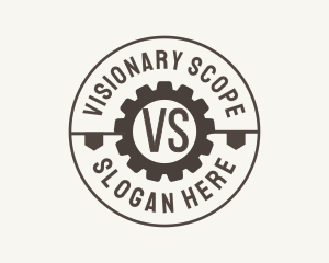 Industrial Mechanical Cog logo design