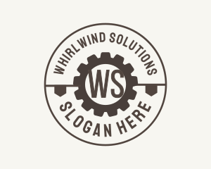 Industrial Mechanical Cog logo design