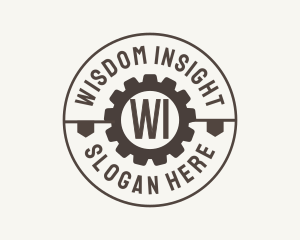 Industrial Mechanical Cog logo design