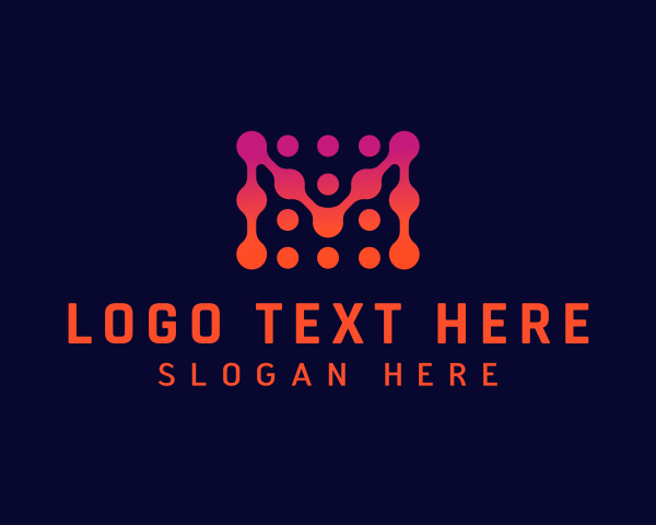 Dotted logo example 4