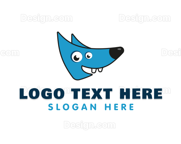 Happy Dog Pet Logo