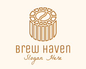 Cafe Coffee Bean Barrel  logo