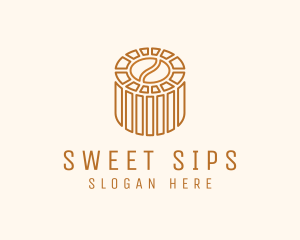 Cafe Coffee Bean Barrel  logo