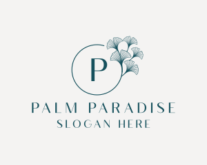 Rustic Palm Leaf logo design