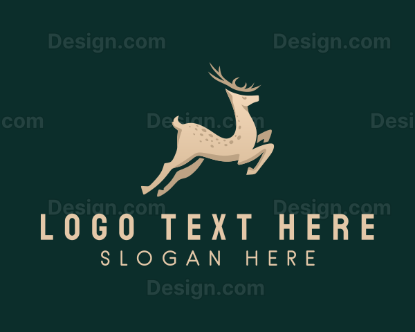 Deluxe Deer Antlers Logo