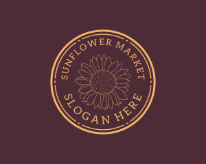 Natural Sunflower Beauty logo design