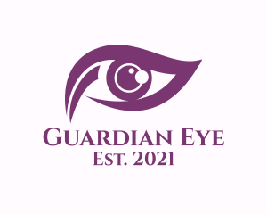 Purple Eye Vision logo design